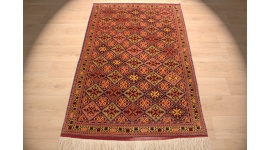 Orientteppich " Turkmene" Seidenkette 179x117 cm
