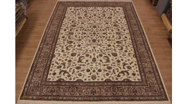 Orientteppich Indo Kaschan Wollteppich 400x300 cm