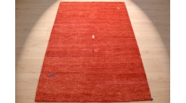 Orient Teppich "Gabbeh" reine Wolle 183x119 cm Orange