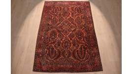 Antik Persian carpet "Sarough" Wool 200x130 cm Red