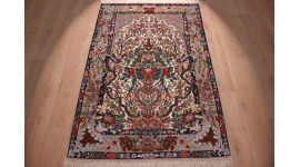 Persian carpet "Isfahan" with silk 158x113 cm