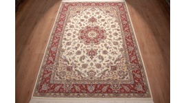Perserteppich "Maschhad" Orientteppich mit Seide 300x200 cm