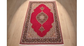 Persian carpet "Taabriz" with Silk160x100 cm Pink