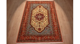 Persian carpet "Ghom" virgin wool 208x141 cm