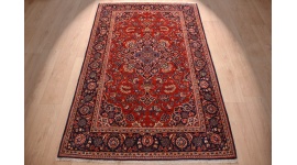 Semi antic Persian carpet  Kashan 202x140 cm