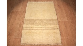 Nomadic Persian carpet Gabbeh wool carpet 95x61 cm