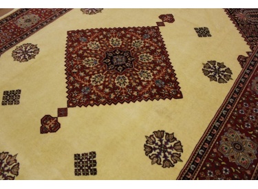 Persian carpet "Ghom" virgin wool 210x145 cm