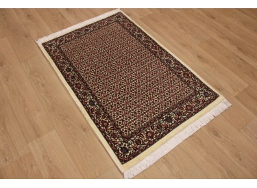 Persian carpet "Bijar" with Silk 140x95 cm oriental rug