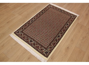 Persian carpet "Bijar" with Silk 140x95 cm oriental rug