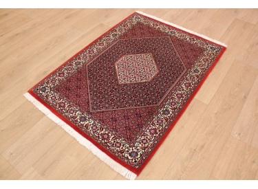 Persian carpet "Bijar" with Silk 131x96 cm oriental rug