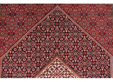 Perserteppich "Bijar" Orient Teppich mit Seide 131x96 cm