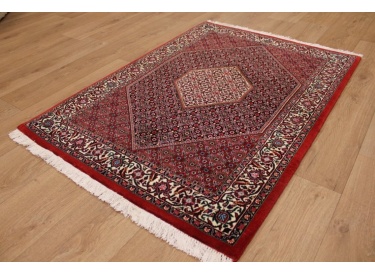 Perserteppich "Bijar" Orient Teppich mit Seide 131x96 cm