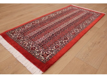 Perserteppich "Bijar" Orientteppich mit Seide 150x72 cm