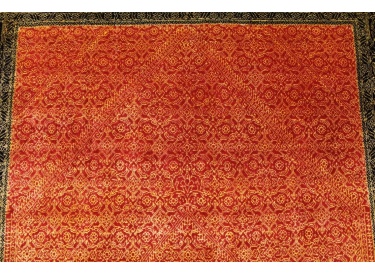 Persian carpet "Bijar" very fine with Silk 160x102 Beige UNIQUE