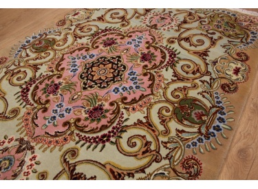 Perserteppich "Taabriz" Orientteppich mit Seide 160x100 cm