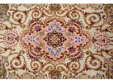 Perserteppich "Taabriz" Orientteppich mit Seide 160x100 cm