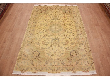 Persian carpet Tabriz with silk 293x197 cm Unique