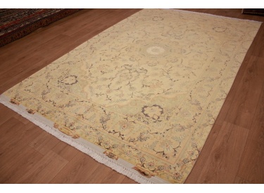Persian carpet Tabriz with silk 293x197 cm Unique