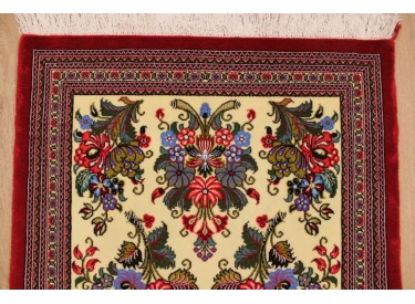 Persian carpet runner "Ghom" virgin wool 290x86 cm