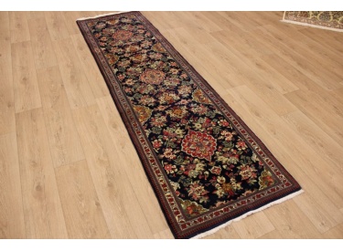 Persian carpet runner "Ghom" virgin wool 283x75 cm