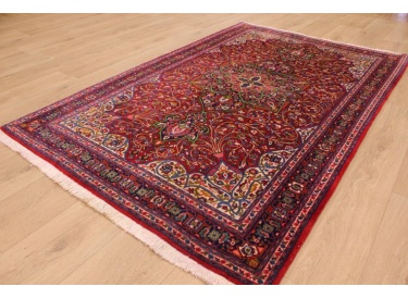 Old Persian carpet Sarough 210x130 cm Red