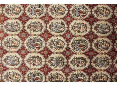 Persian carpet Tabriz special design 212x152 cm Beige