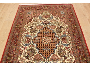 Persian carpet "Ghom" virgin wool 208x137 cm