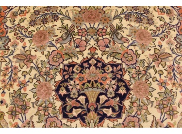 Persian carpet "Ghom" virgin wool 204x138 cm