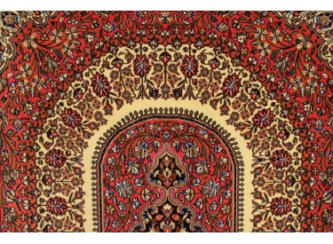 Persian carpet "Ghom" virgin wool 210x151 cm