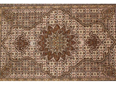 Persian carpet "Taabriz mahi" with Silk 116x81 cm