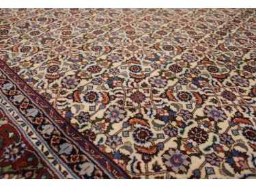 Persian carpet "Moud" with silk 295x200 cm Beige