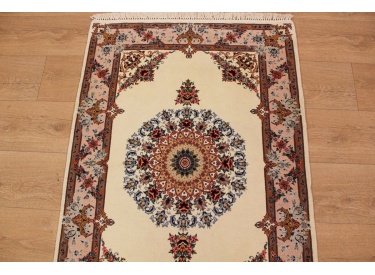 Persian carpet Isfahan Davari Beige 120x80 cm 