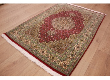 Persian carpet "Taabriz mahi" with Silk 120x85 cm