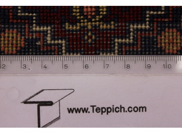 Oriental carpet "Turkmene" 177x118 cm warp silk