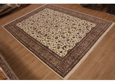 Orientteppich Indo Kaschan Wollteppich 400x300 cm