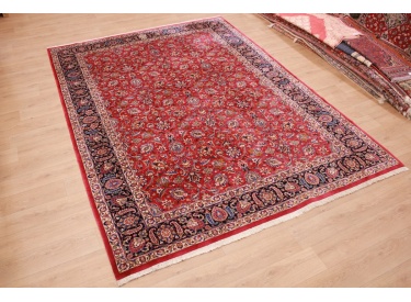 Perser Teppich "Maschad" Wollteppich 350x255 cm Rot