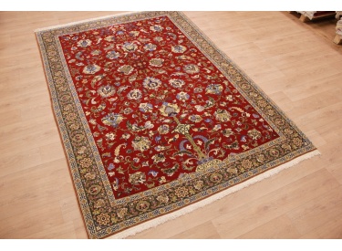 Persian carpet "Ghom"  virgin wool 318x218 cm Red