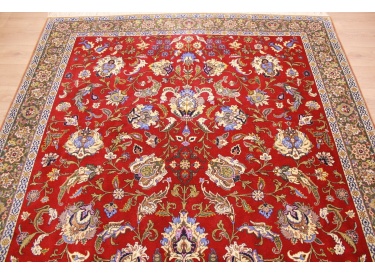 Persian carpet "Ghom"  virgin wool 318x218 cm Red