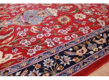 Persian carpet "Isfahan" with silk 108x73 cm