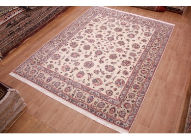 Persian carpet "Mashad" virgin wool & silk 400x300 cm