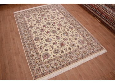 Persian carpet "Mashad" virgin wool & silk 350x250 cm