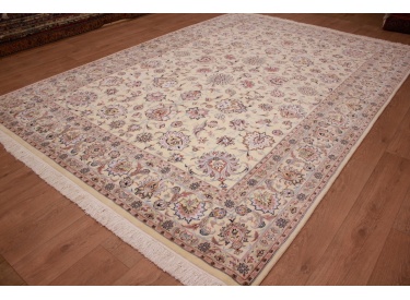 Persian carpet "Mashad" virgin wool & silk 350x250 cm