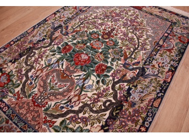Perser Teppich "Isfahan" mit Seide 158x113 cm