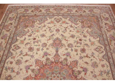Persian carpet "Mashad" virgin wool & silk 354x250 cm
