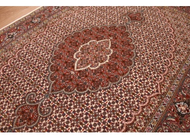 Persian carpet "Taabriz" Mahi with silk 143x102 cm Beige