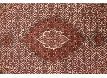 Perserteppich "Taabriz" Mahi with silk 143x102 cm Beige