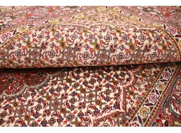 Persian carpet "Taabriz" Mahi with silk 143x102 cm Beige