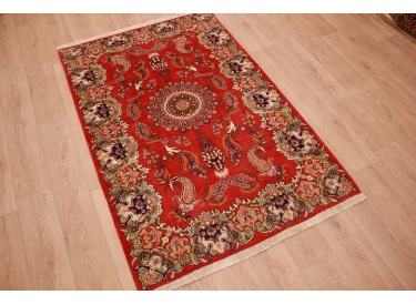 Persian carpet "Kashaan" 200x131 cm Red