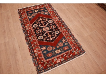 Persian carpet "Heriz" very warm colors 214x110 cm Red