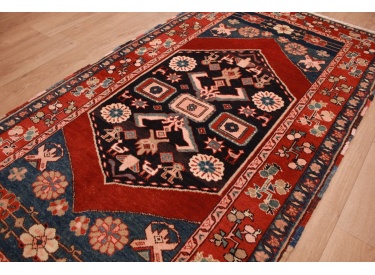 Persian carpet "Heriz" very warm colors 214x110 cm Red